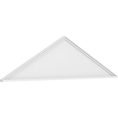 Ekena Millwork Peaked Cap Smooth Architectural Grade PVC Pediment, 86"W x 22-1/2"H x 2"P (Pitch 6/12) PEDPS086X225PKC00